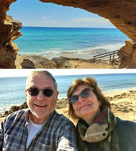 Genial Zeichnen - Malferien Apulien - Zeichenkurs von Maja Oschmann - Strand Meer Portrait - copyright Gianni Di Carlo